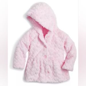 Toddler Girls Faux-Fur Peplum Coat
